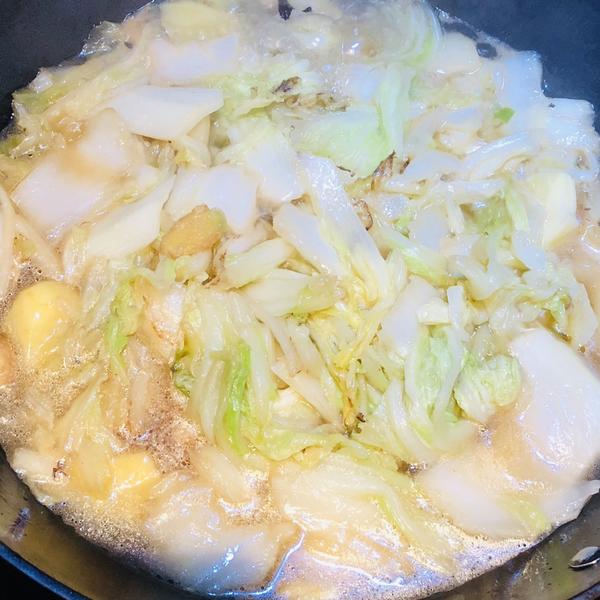 白菜炖土豆