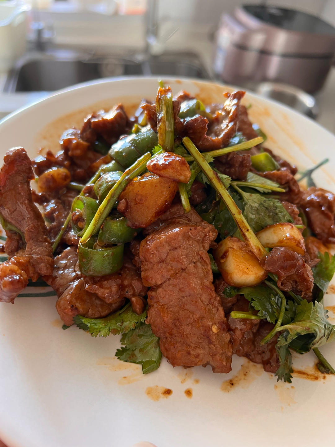 小炒牛肉（肉嫩味香）