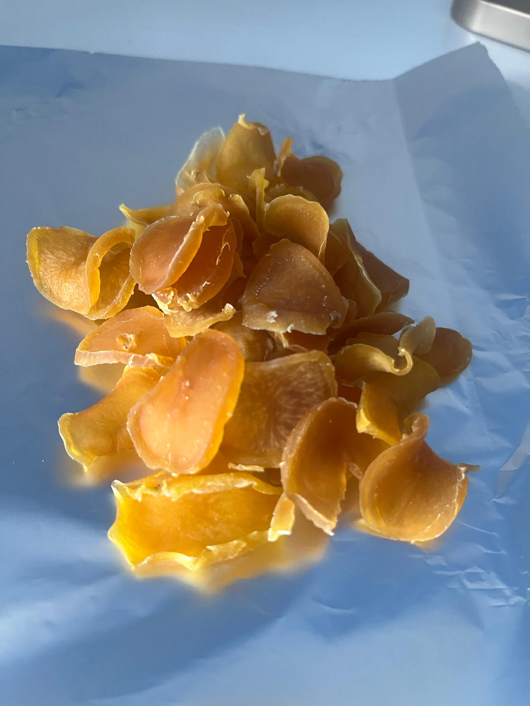 晒焦黄的土豆干