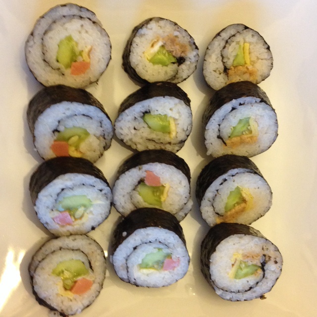 简单寿司/鸡蛋寿司/反转寿司/花样寿司/紫菜包饭