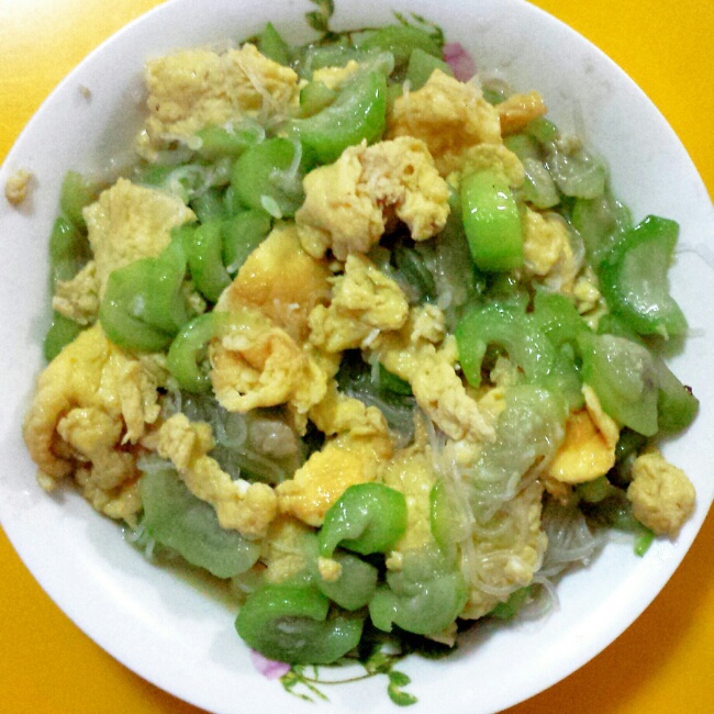丝瓜炒蛋