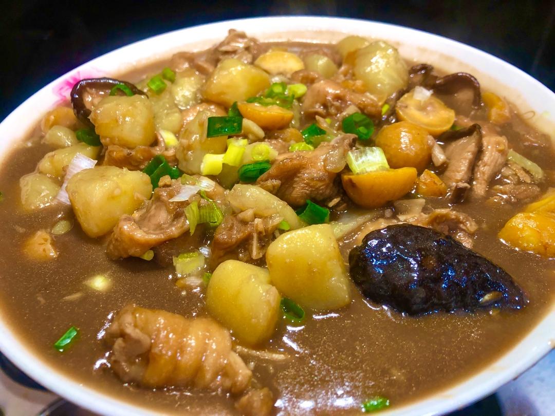 板栗炖鸡