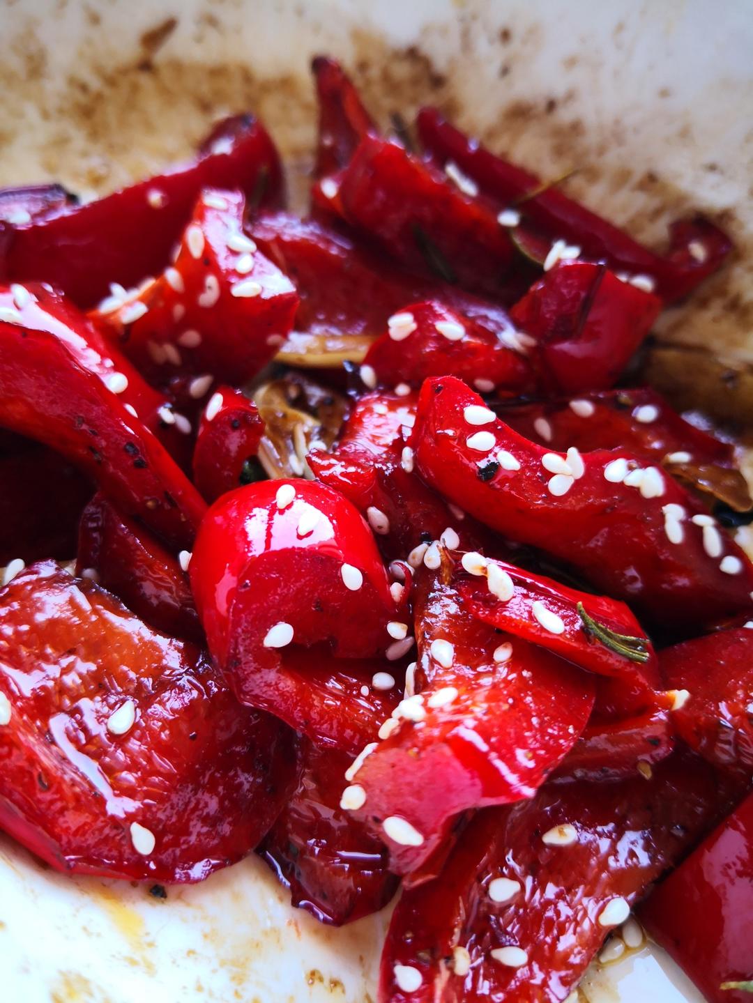 地中海风味烤甜椒 只要烤箱不要技巧 甜美软糯