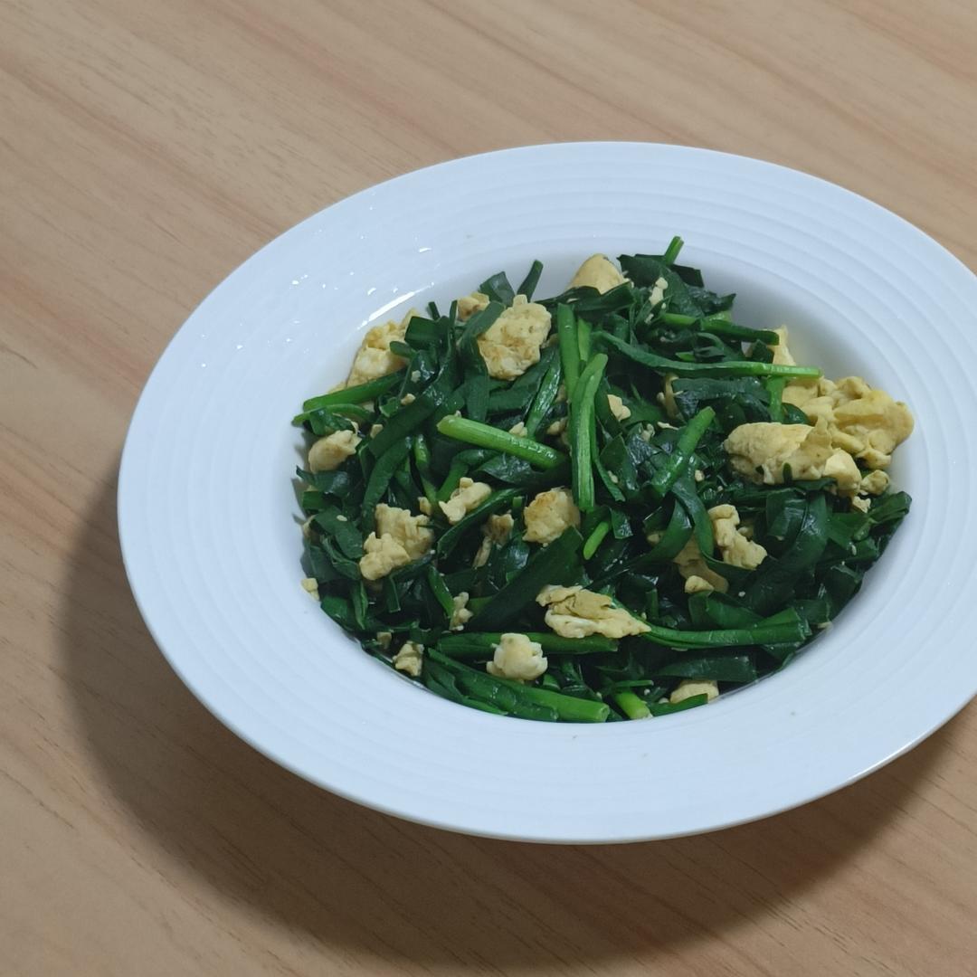 韭菜炒鸡蛋——三分钟快手下饭菜 掌握火候的秘诀