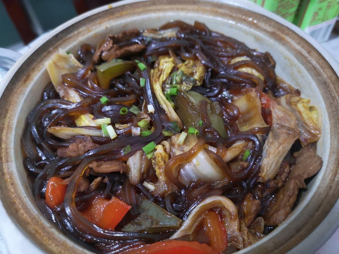 红薯粉丝煲 Glass Noodle Hotpot