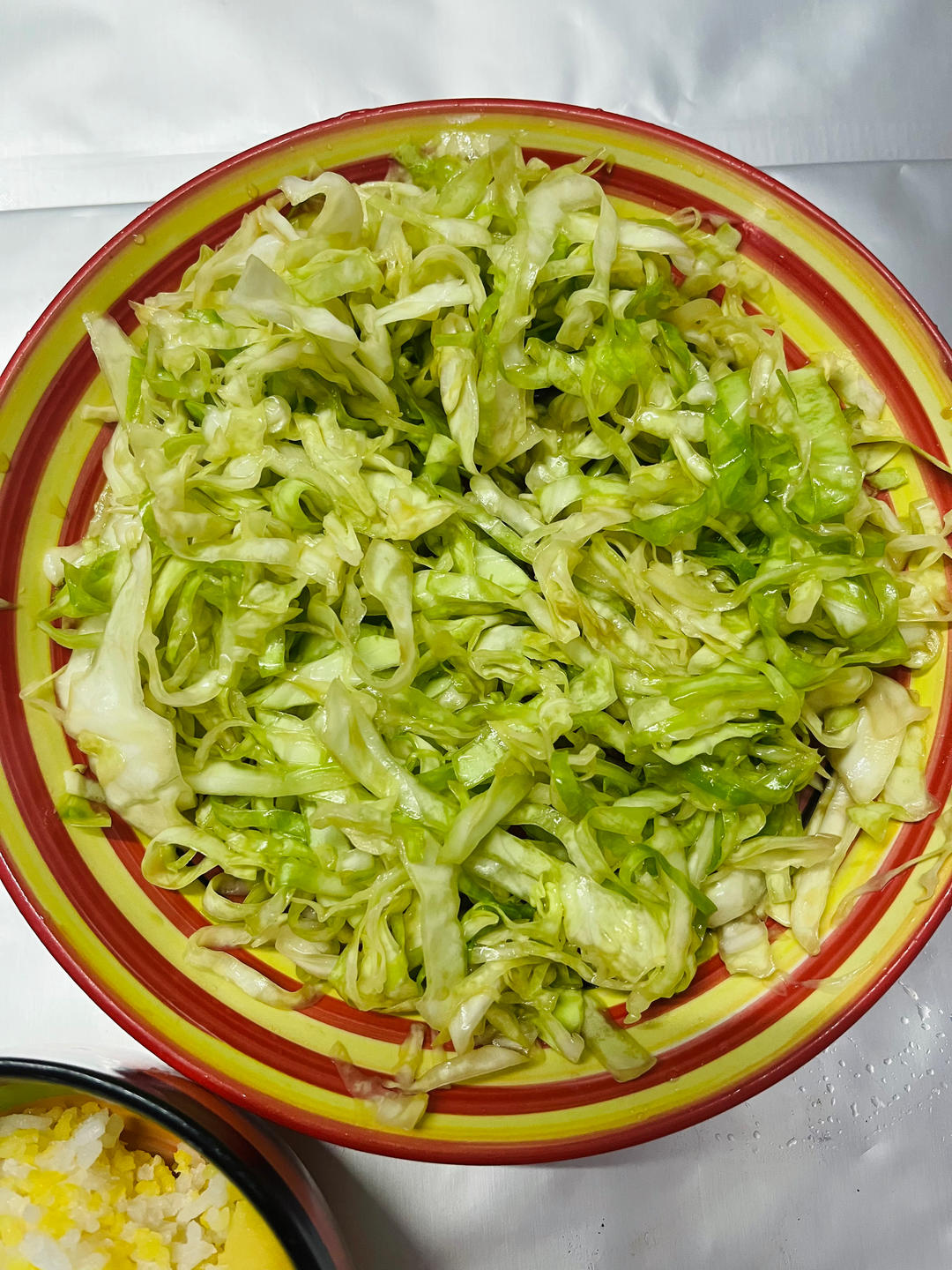 凉拌包菜丝