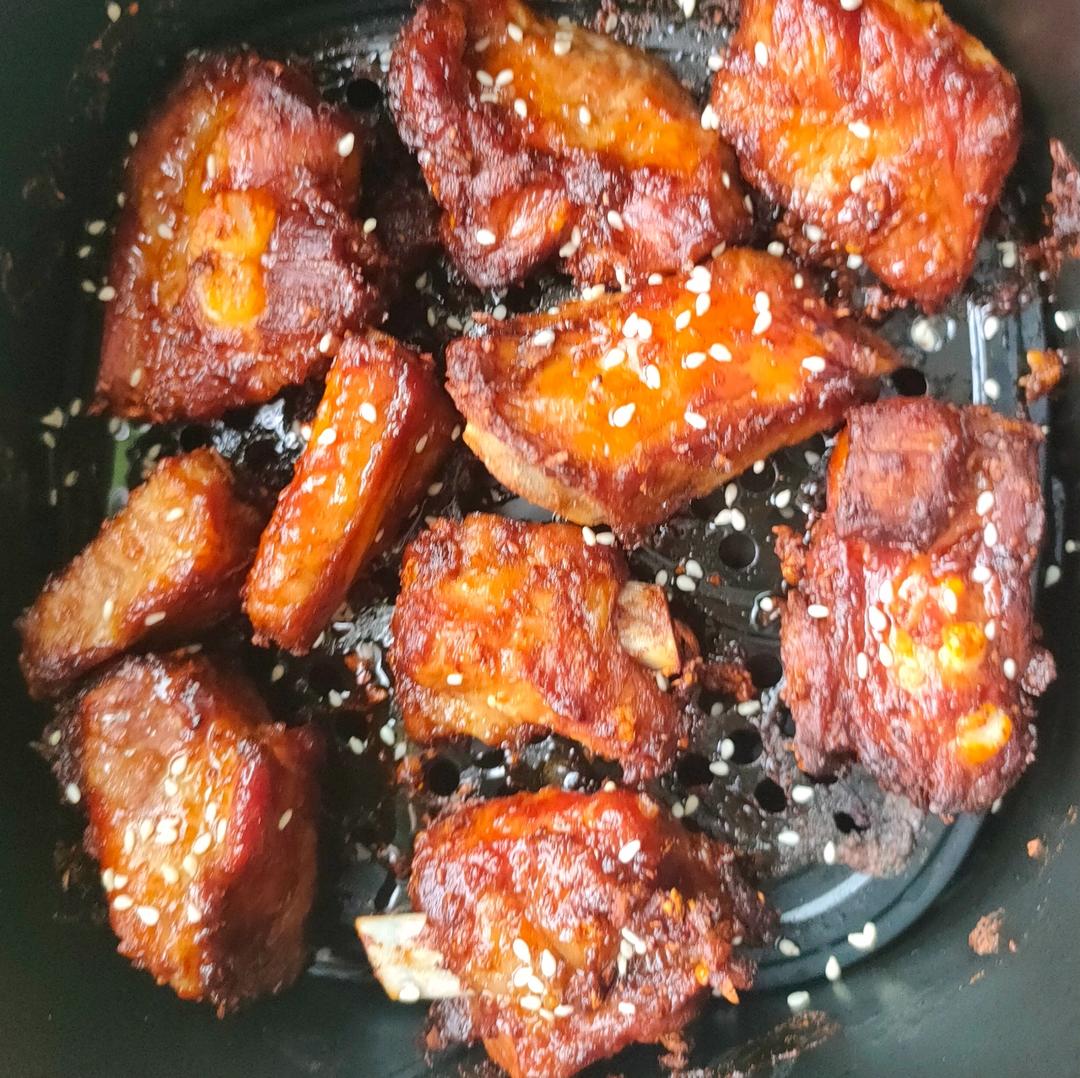 空气炸锅之蒜香排骨