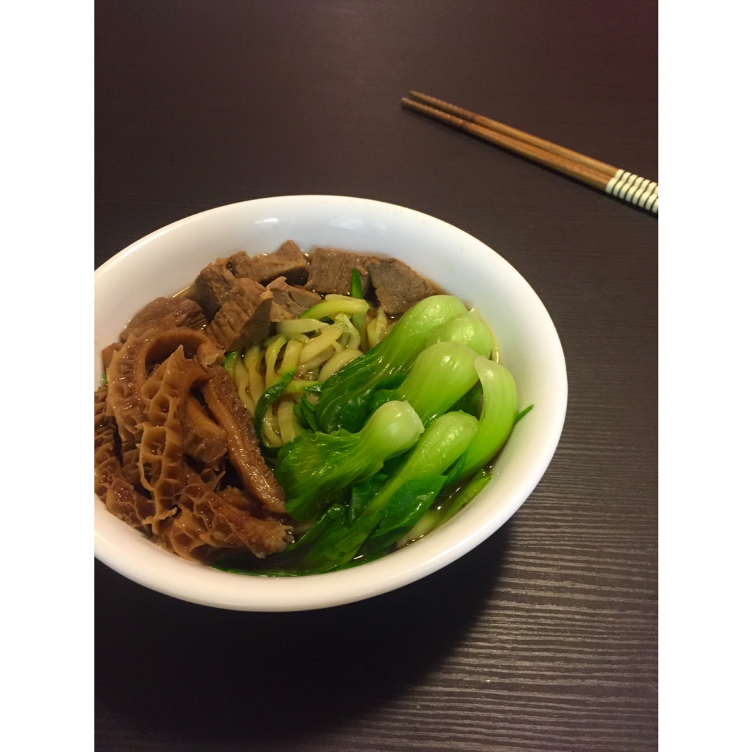牛腩+牛肚 两掺面