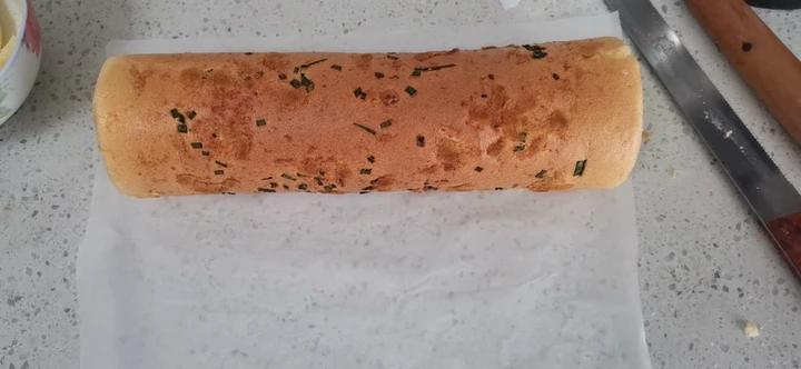 香葱海苔肉松芝麻蛋糕卷