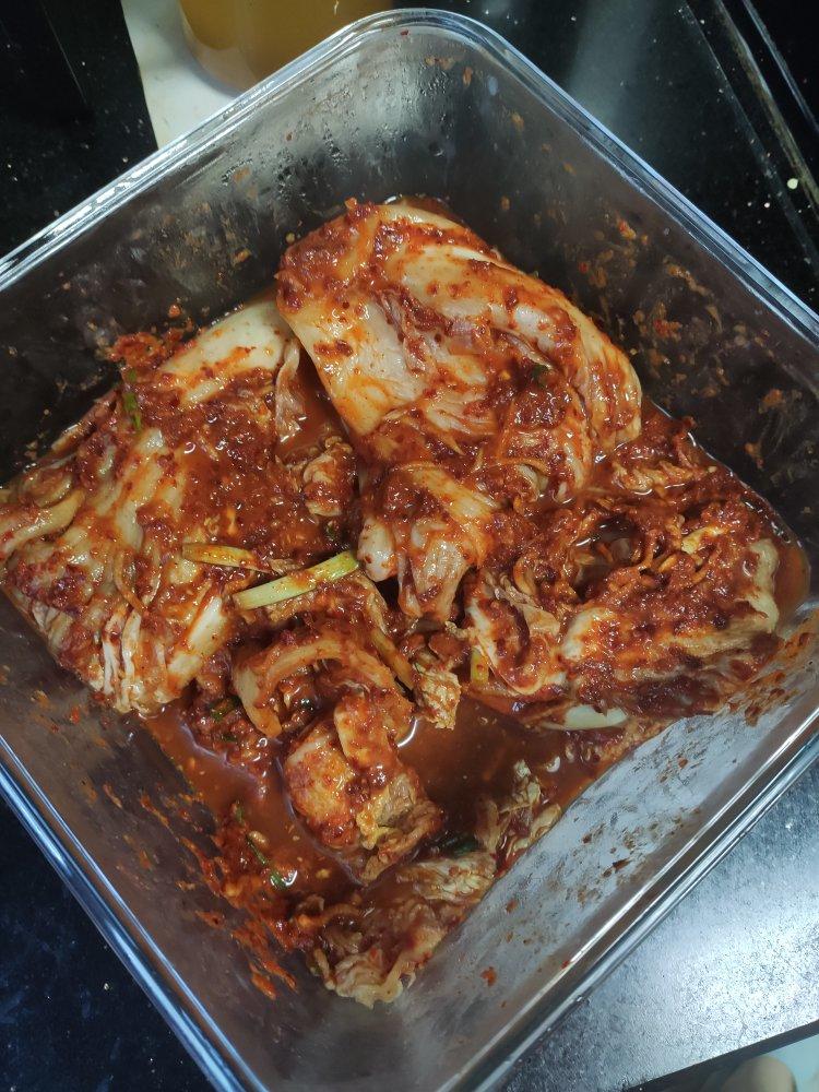 正宗韩国泡菜（youtube上韩国厨师Maangchi的菜谱）