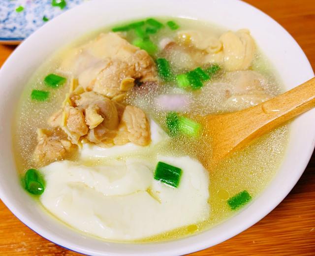 喝完让你元气满满的鸡汤豆腐脑/豆花(可以做为月子餐哦)的做法