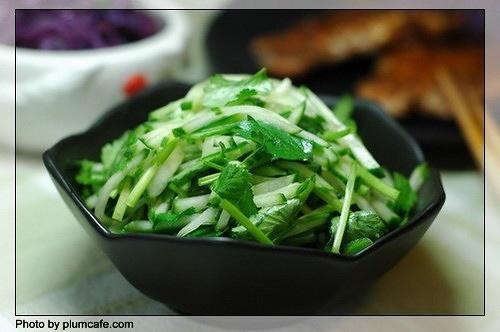 老虎菜的做法