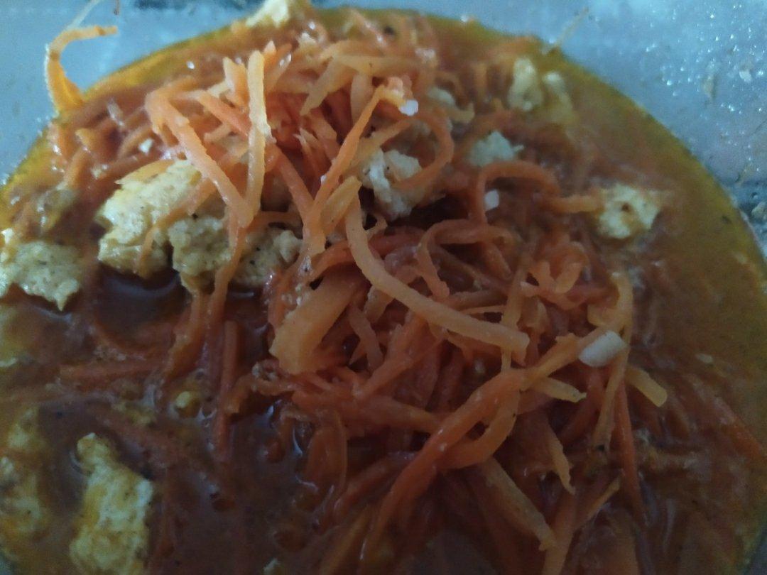 鸡蛋炒胡萝卜
