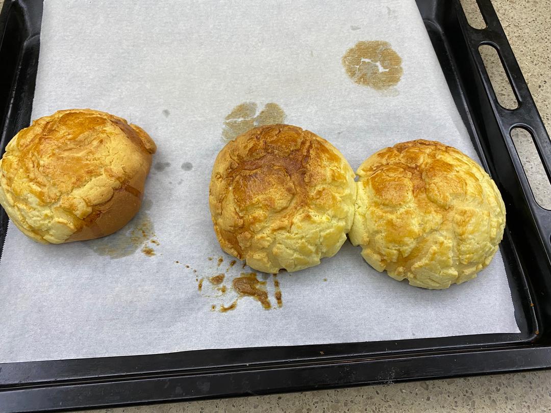 手揉奶酥馅菠萝包的做法