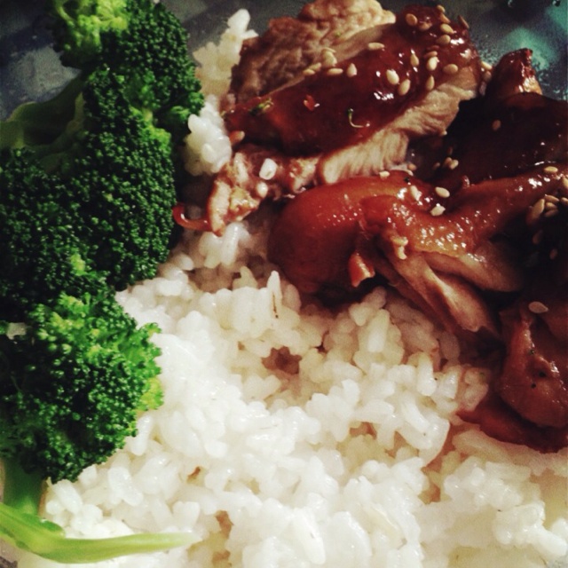 照烧鸡腿饭