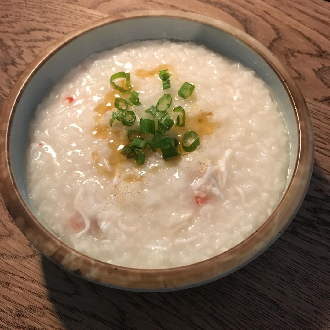 彼得海鲜-暖心暖胃之生姜帝王蟹肉粥