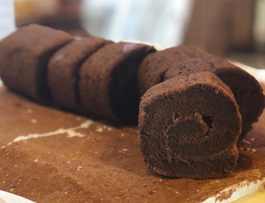 8寸可可戚风蛋糕