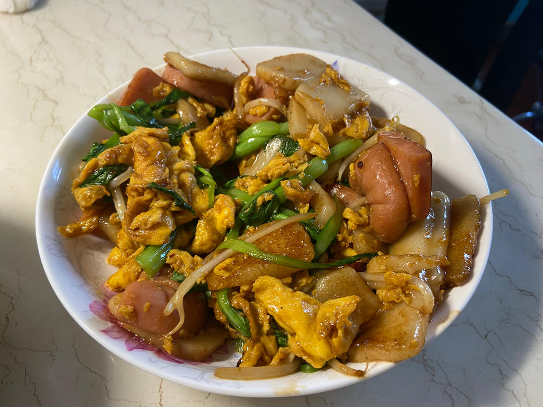 秒杀路边摊‼️好吃到舔盘的老干妈炒年糕