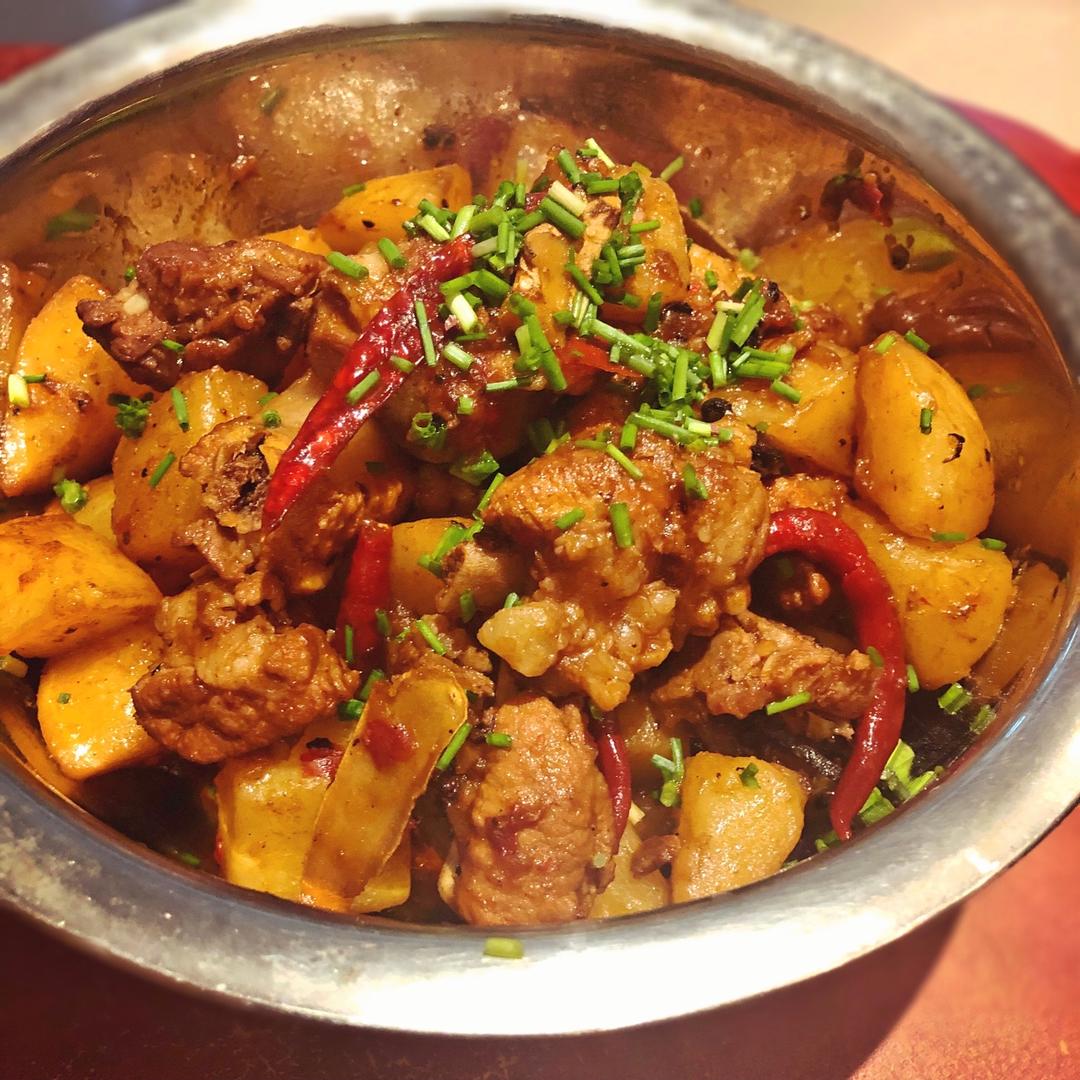 土豆烧排骨