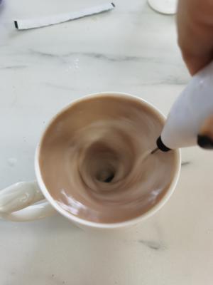生酮 快手热巧克力可可的做法 步骤6