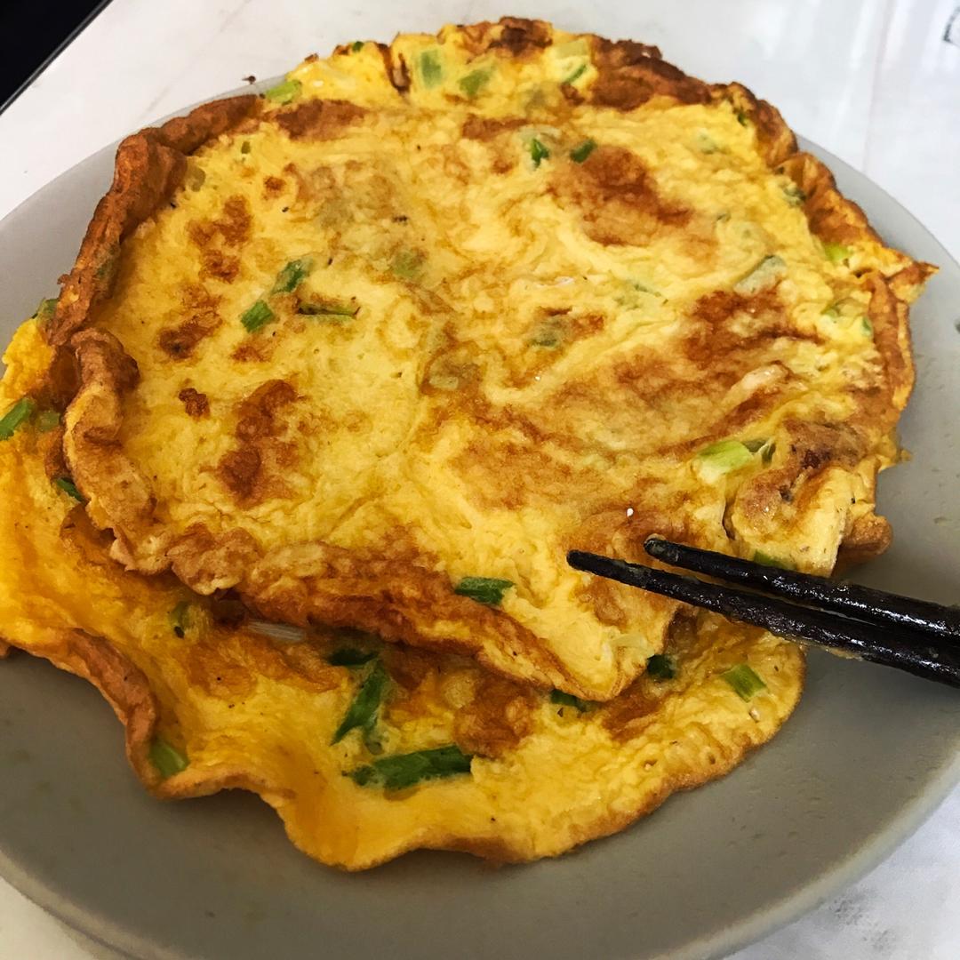 葱花鸡蛋饼