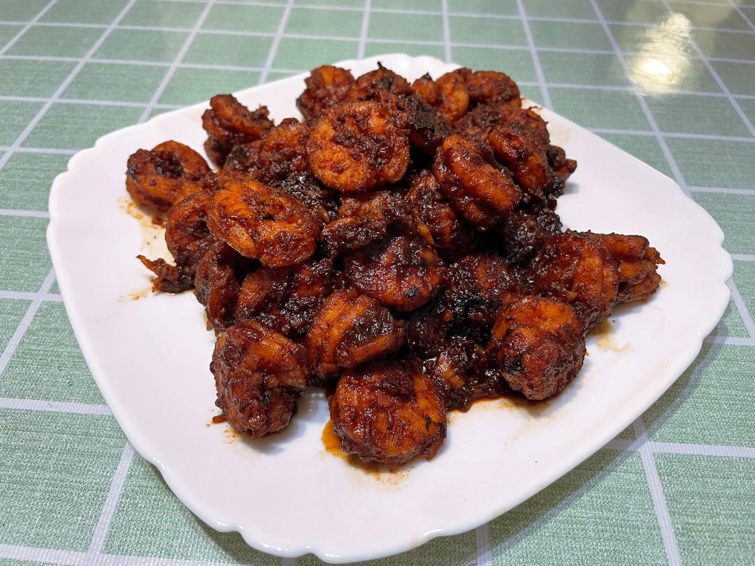 可乐虾仁