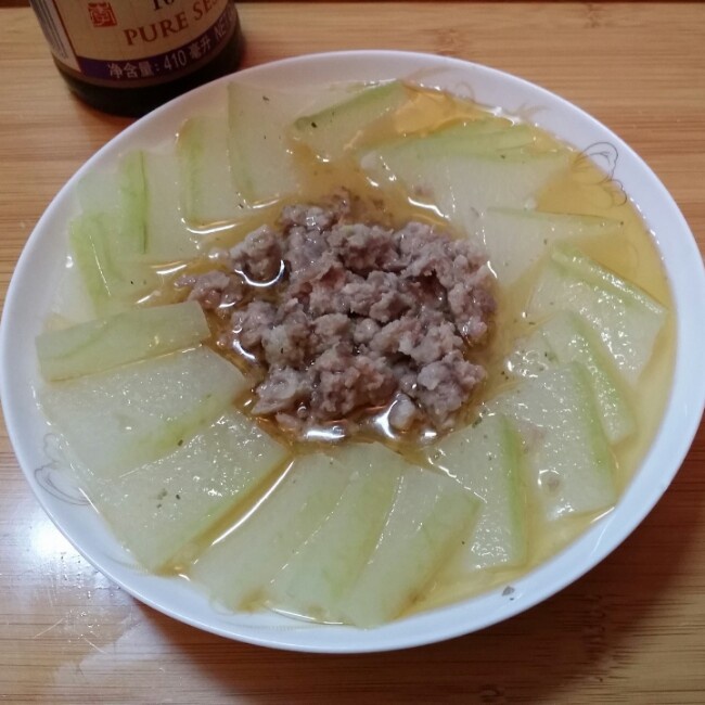 肉末蒸冬瓜