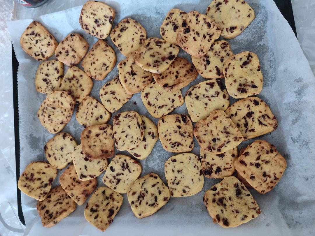 低糖少油版蔓越莓饼干