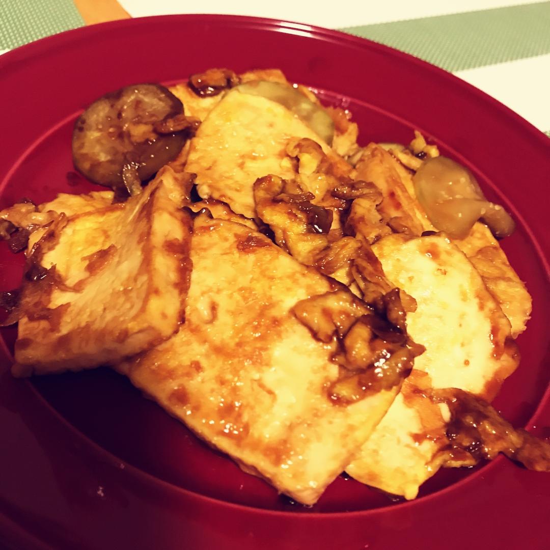 蚝油嫩豆腐