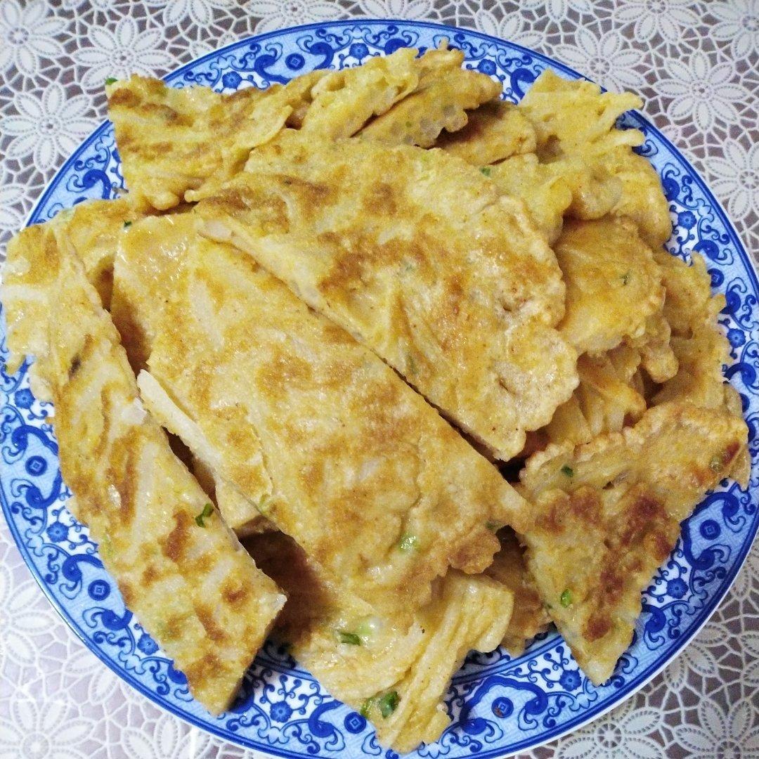 土豆丝鸡蛋饼