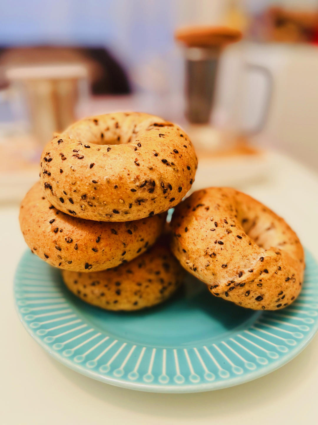 原味贝果🥯/黑芝麻贝果🥯