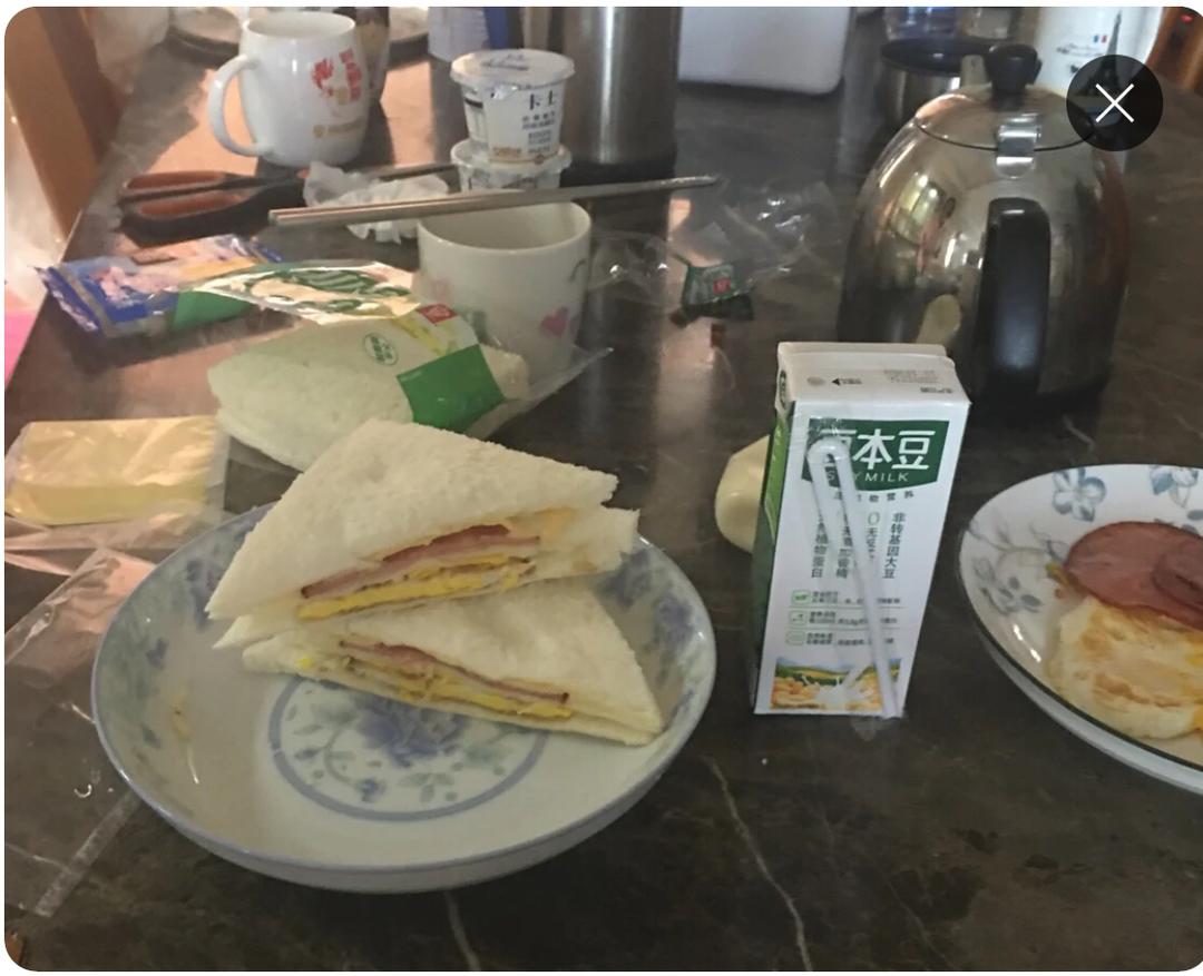 超好吃自制早餐三明治