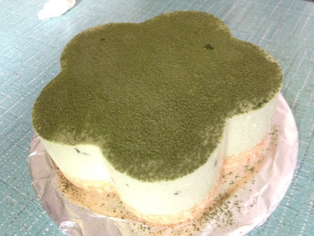 抹茶冻芝士蛋糕
