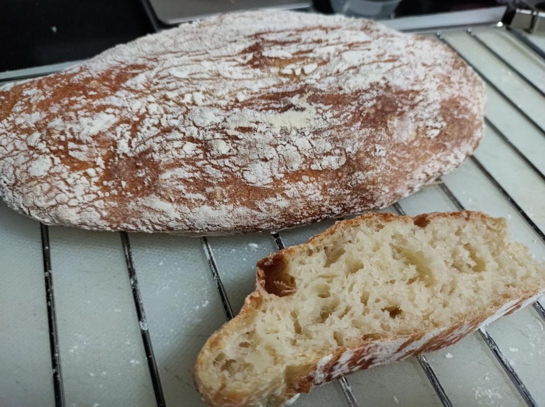 完全不用揉的面包，对，完全不用揉！ | Ciabatta