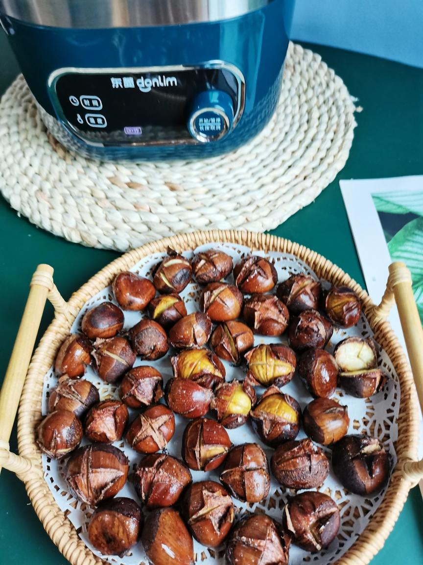 没有烤箱，想吃烤板栗怎么办？