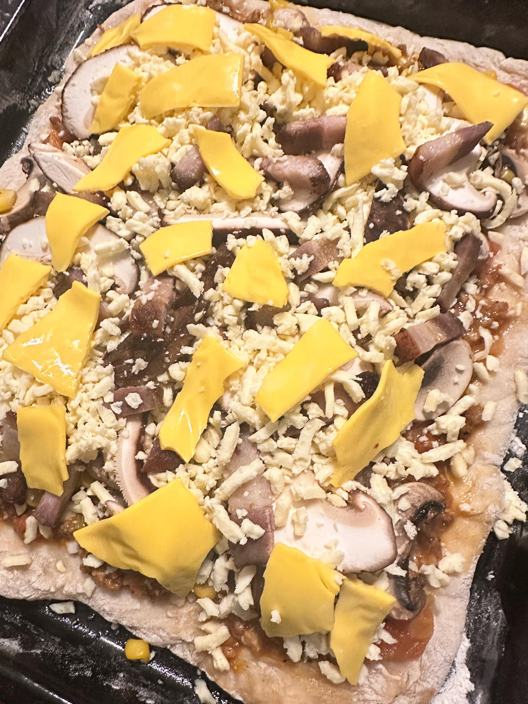 11寸方盘披萨！一次性满足！