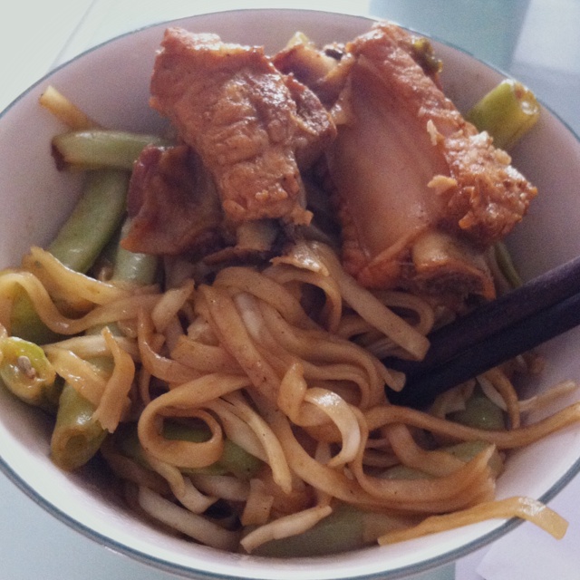 豆角焖面