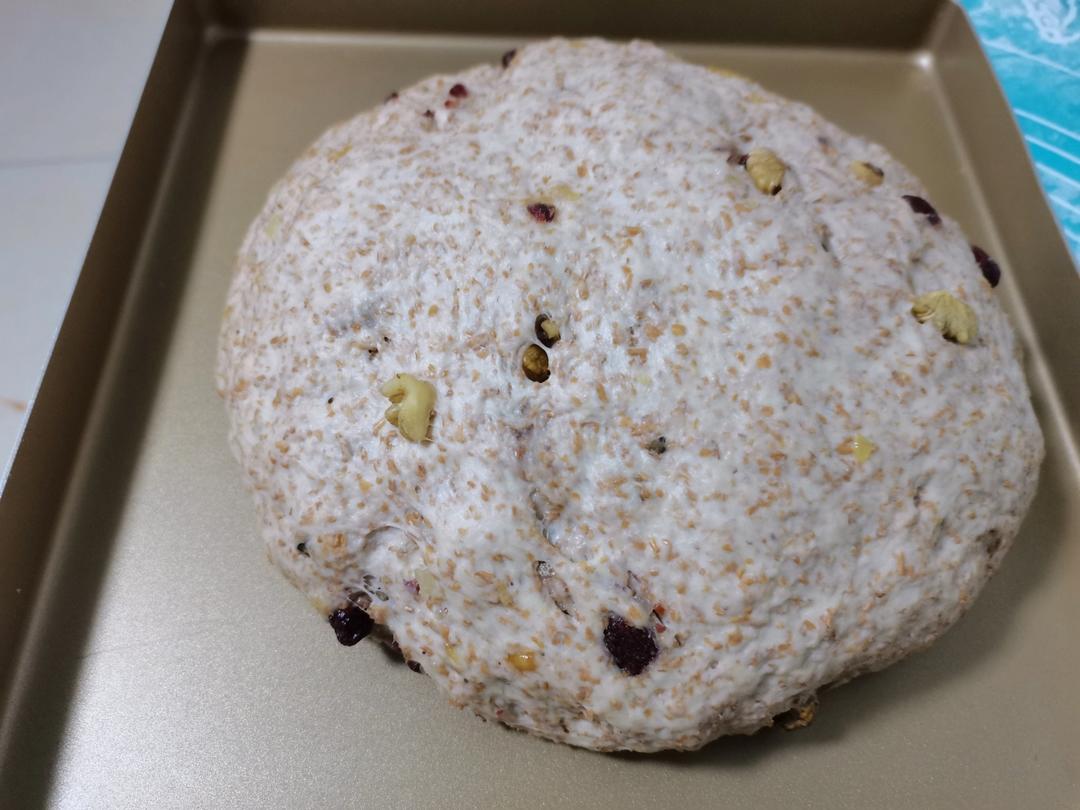 德国婆婆秘方·只多一料·香得上天的全麦核桃蔓越欧包