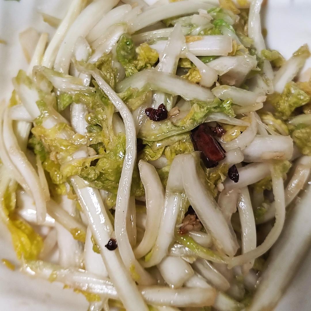 凉拌娃娃菜（清爽酸辣简单好做）