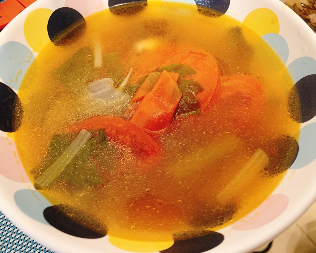 番茄香菇汤的做法