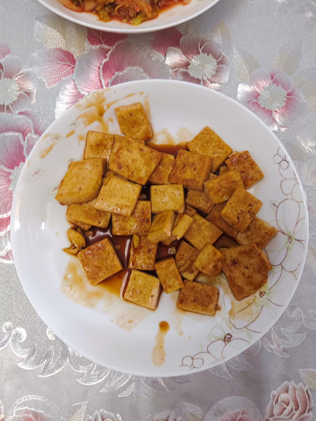 家常葱烧豆腐