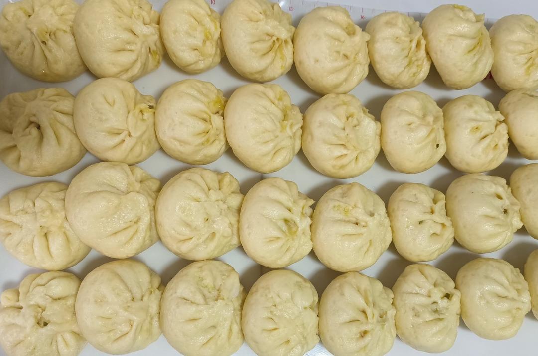 水萝卜韭菜猪肉馅包子