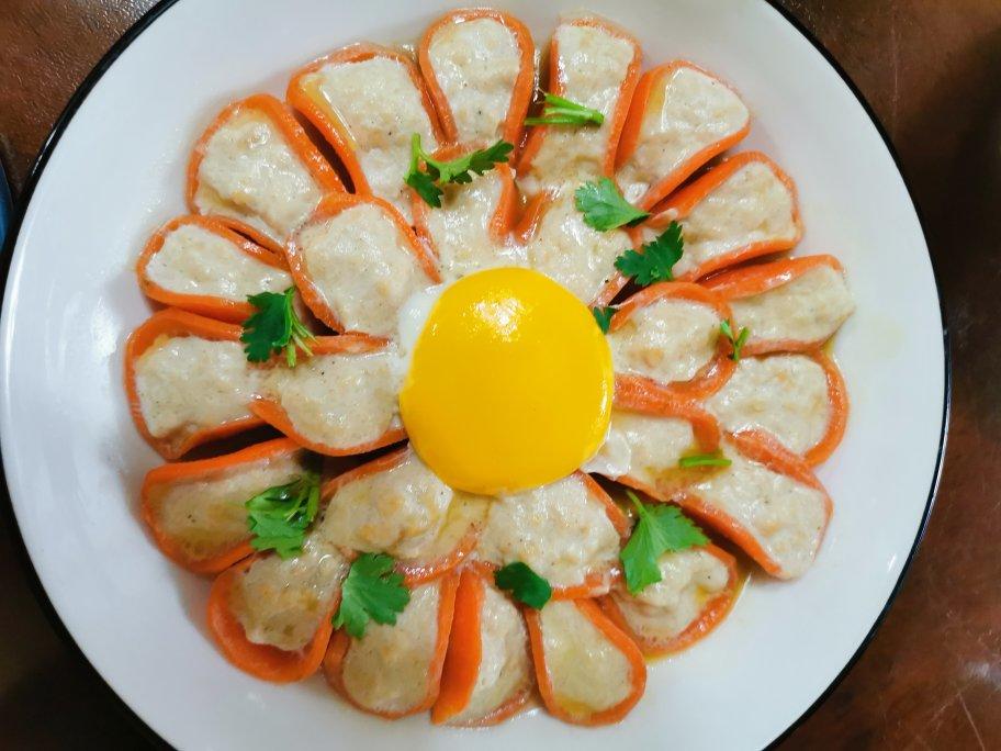 开运年菜❗️“蒸蒸日上”胡萝卜肉，好吃不胖～