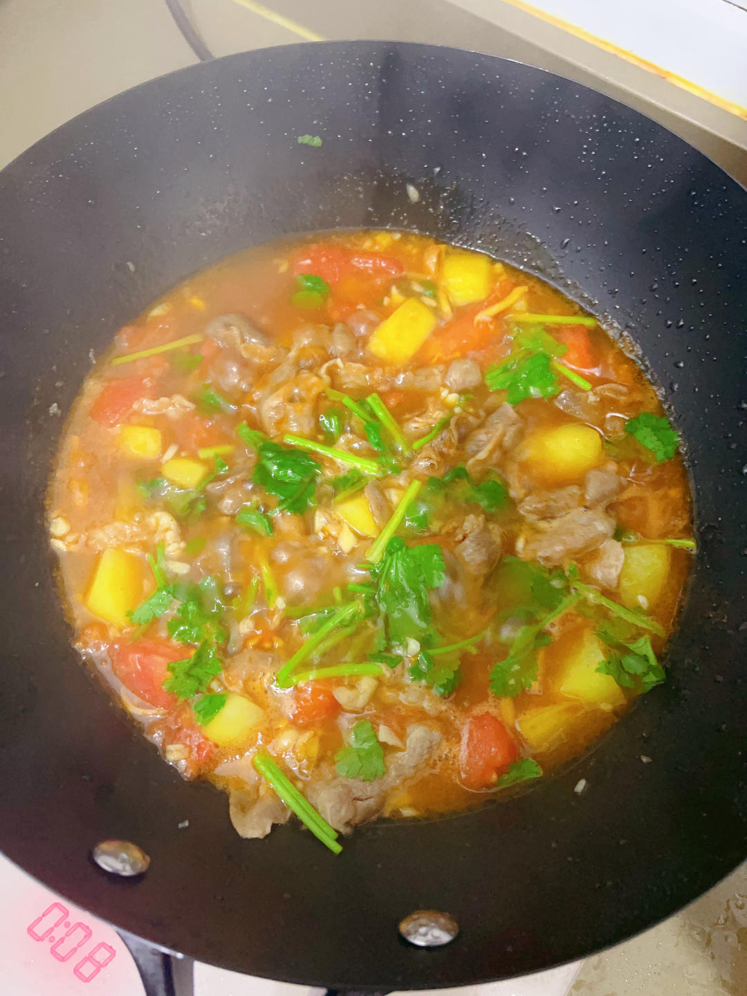 好喝到舔碗底的👉番茄土豆肥牛汤