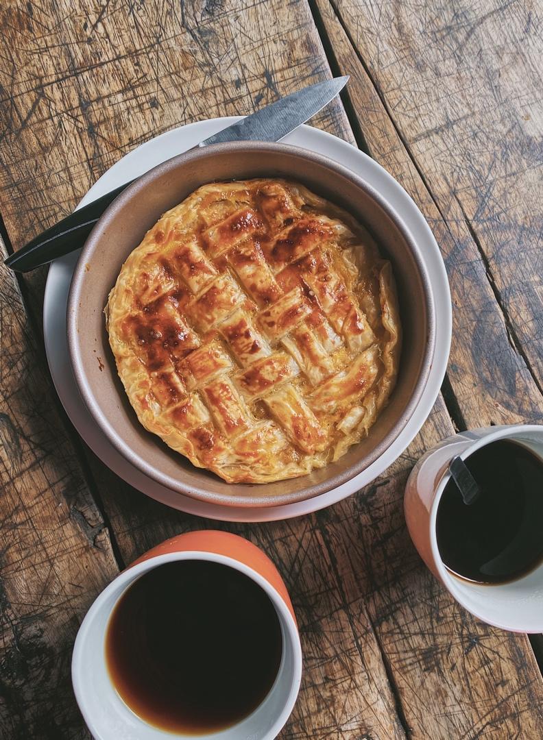 手抓饼版苹果派