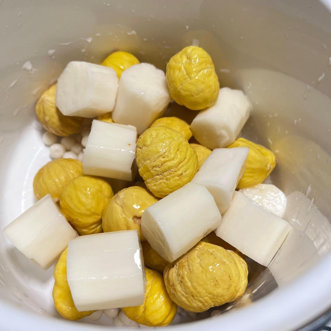 栗子山药芡实糊（豆浆机）的做法