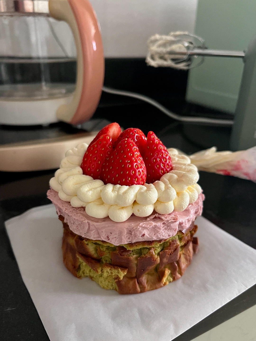 树莓开心果巴斯克🍰/芝士蛋糕