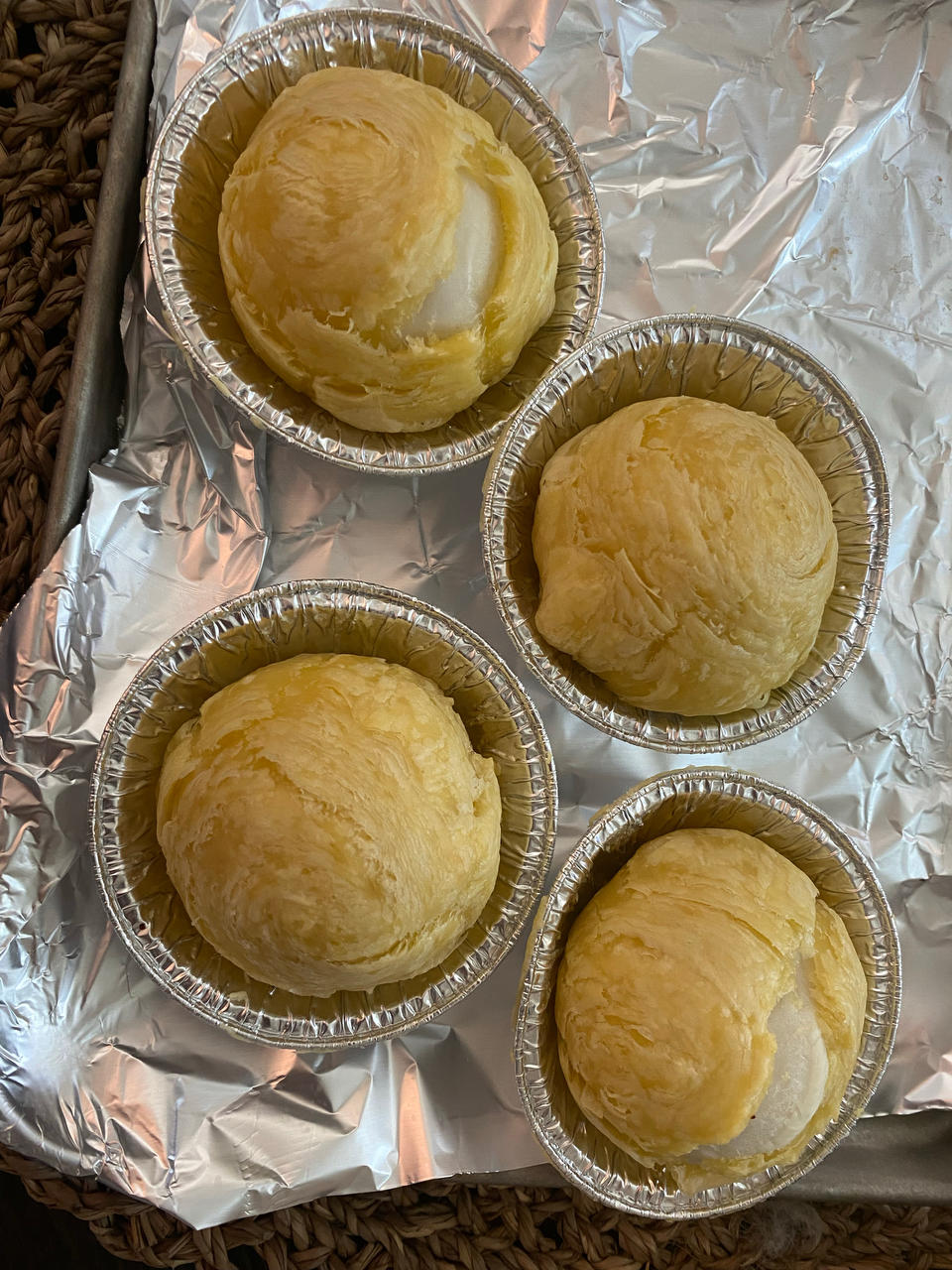 汤圆➕蛋挞皮＝完美汤圆酥