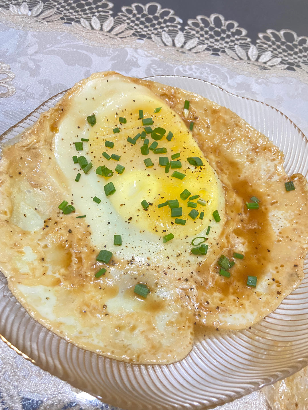 煎鹅蛋-不腥气，营养高，五分钟就能吃上的高颜值蛋蛋～