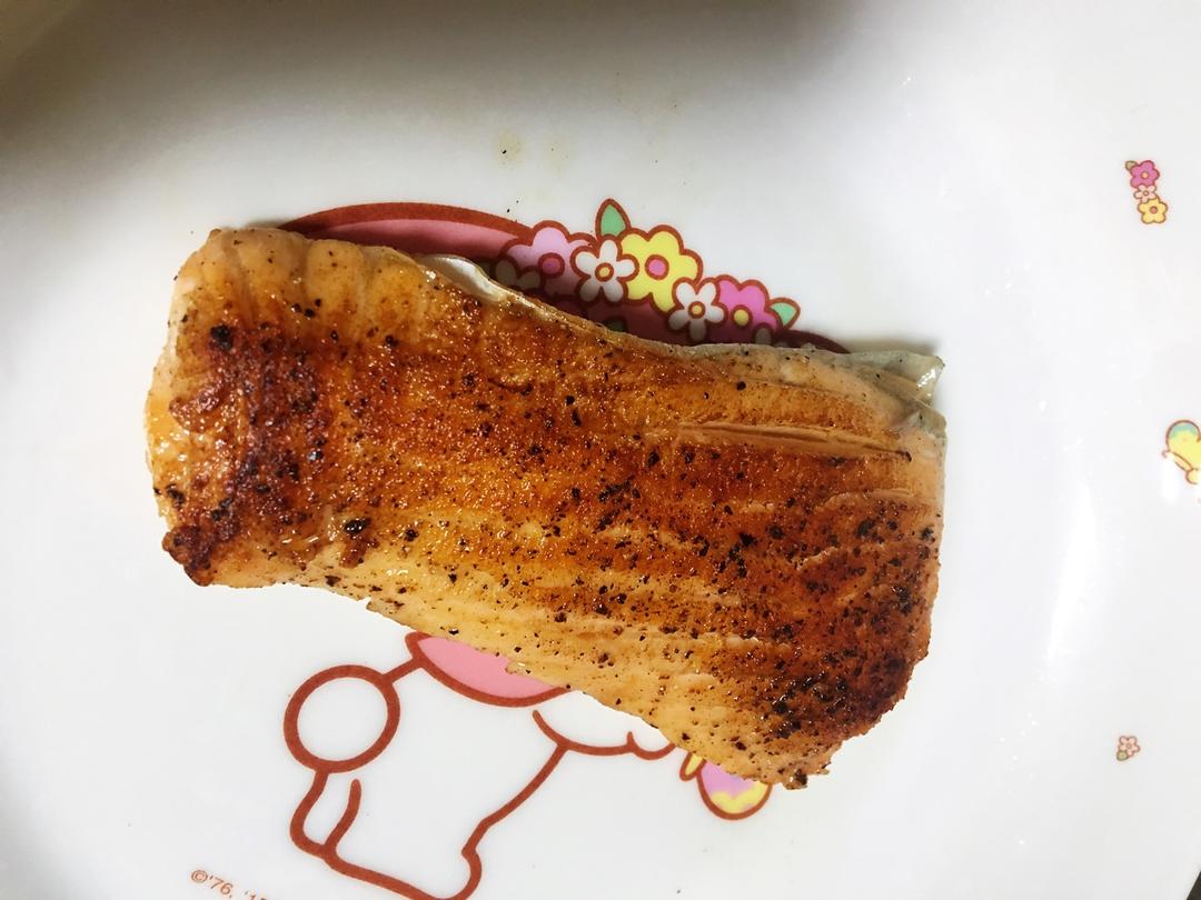 香煎三文鱼